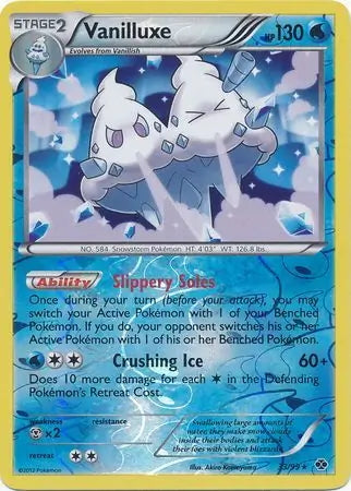 Next Destinies Vanilluxe #33/99 reverse holo